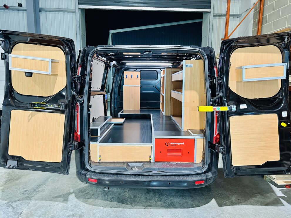 FORD TRANSIT CUSTOM VAN STORAGE