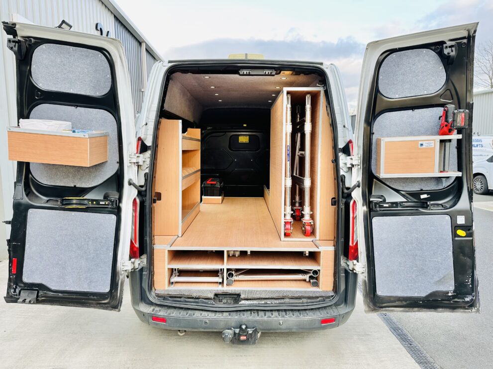 FORD TRANSIT CUSTOM HIGH ROOF BESPOKE STORAGE