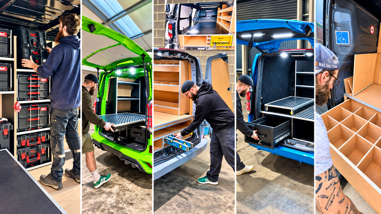 The UK’s Only Truly Bespoke Van Storage Systems.